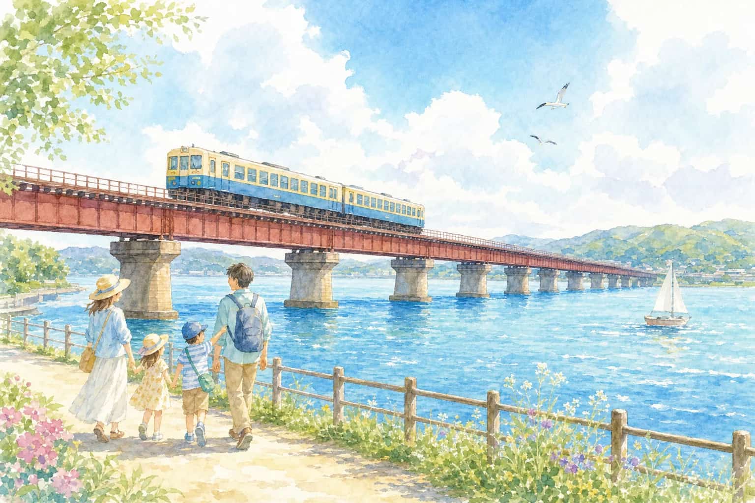 由良川橋梁(由良川鉄橋)