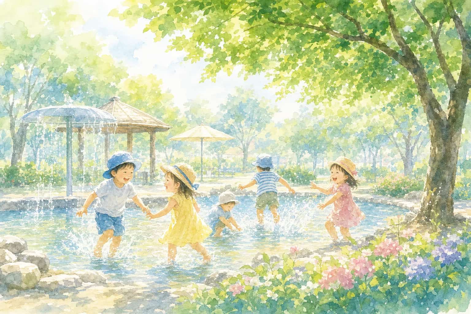2026年 舎人公園 じゃぶじゃぶ池 1日満喫コース