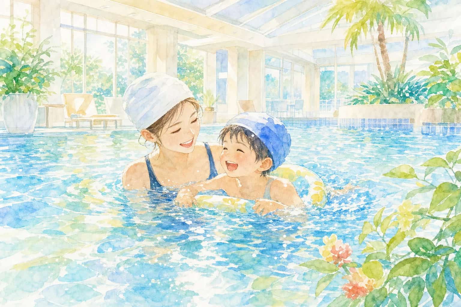 2026年 矢口区民センター温水プール 1日満喫コース