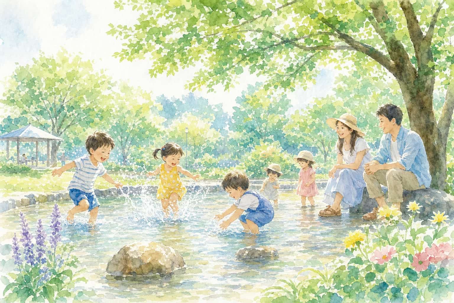 2026年 光が丘公園 水景施設(じゃぶじゃぶ池) 1日満喫コース