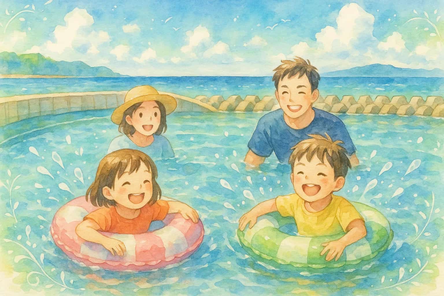 2026年 元和台海浜公園 海のプール 1日満喫コース