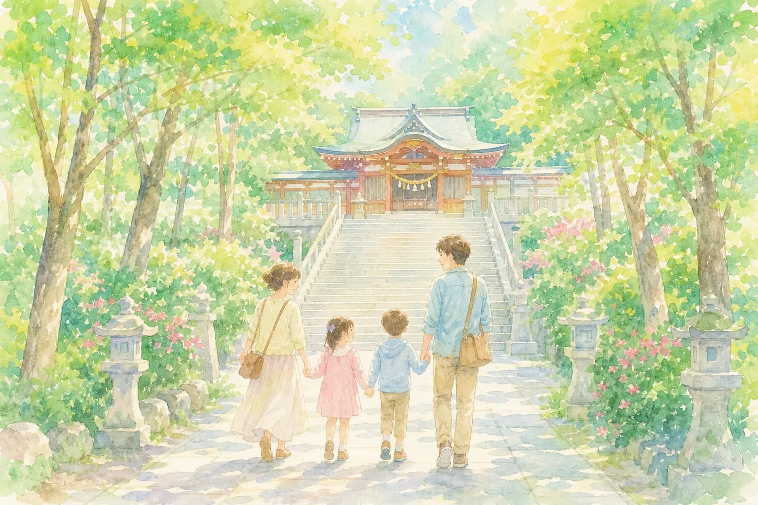 逗子の鎮守で旅の安全をお参り