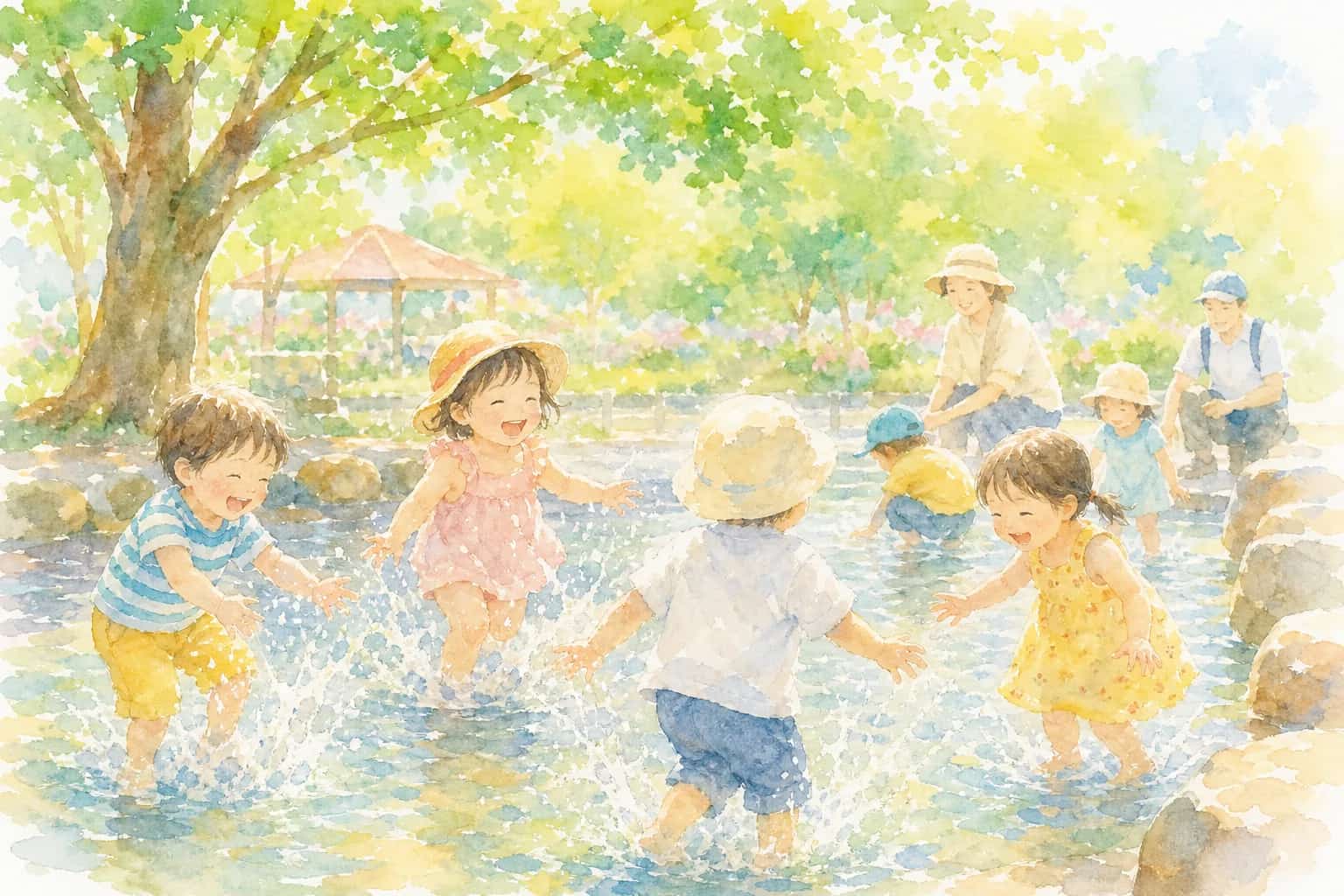 木場公園 じゃぶじゃぶ池
