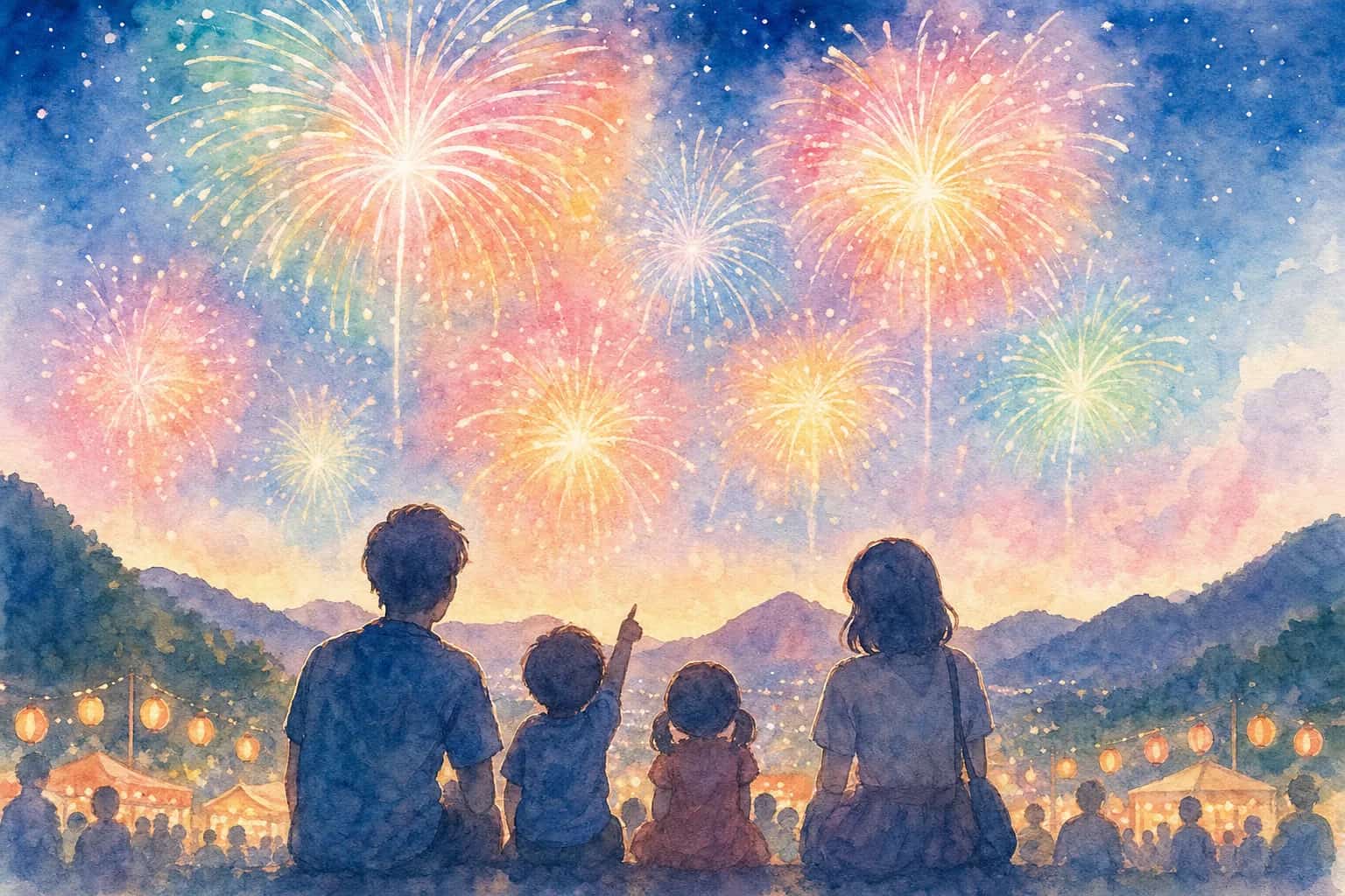 户河内亲切中心周边(亲切户河内祭典烟火大会会场)