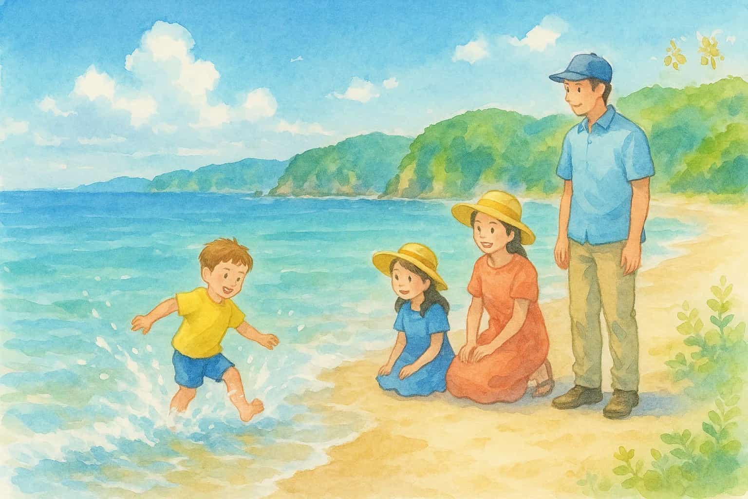 2026年 浦の浜海水浴場 1日満喫コース