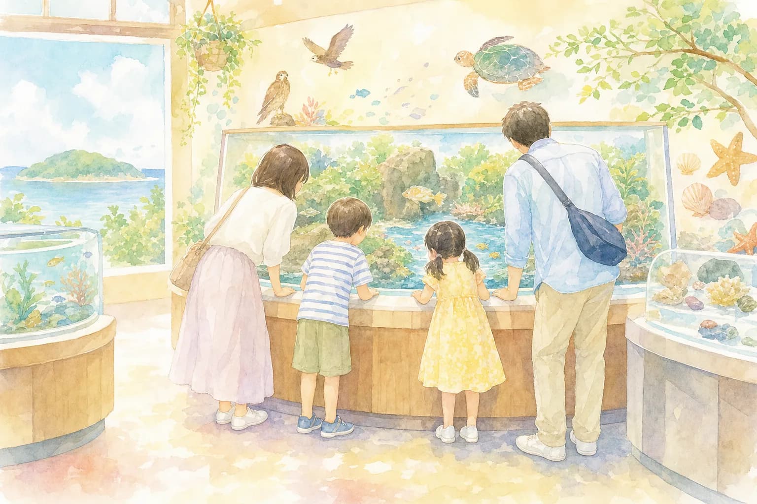 隠岐諸島ならではの自然や生き物を学ぶ