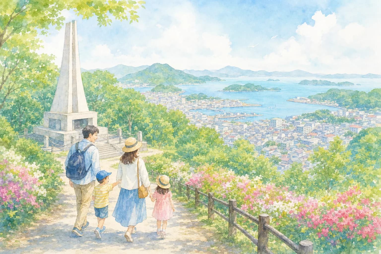 天草・島原の乱ゆかりの丘で歴史散策