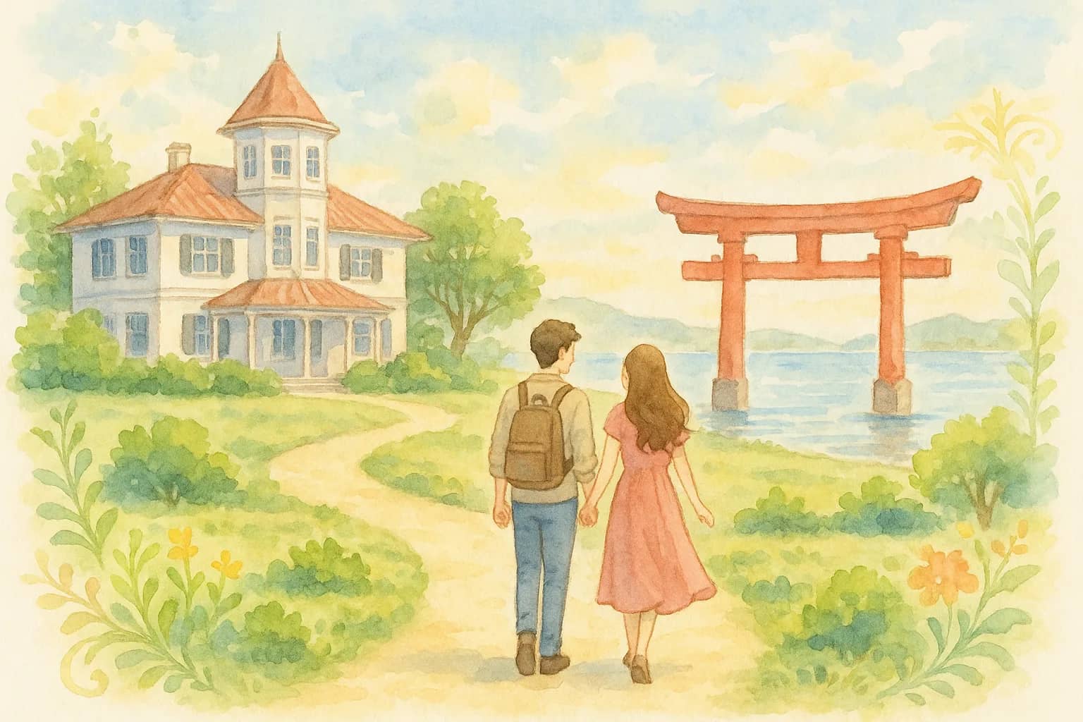 ควาโนะ โรคุเอ็นและโนชิจิริโนวาตาชิ โจกากะมัจชิสะนโป