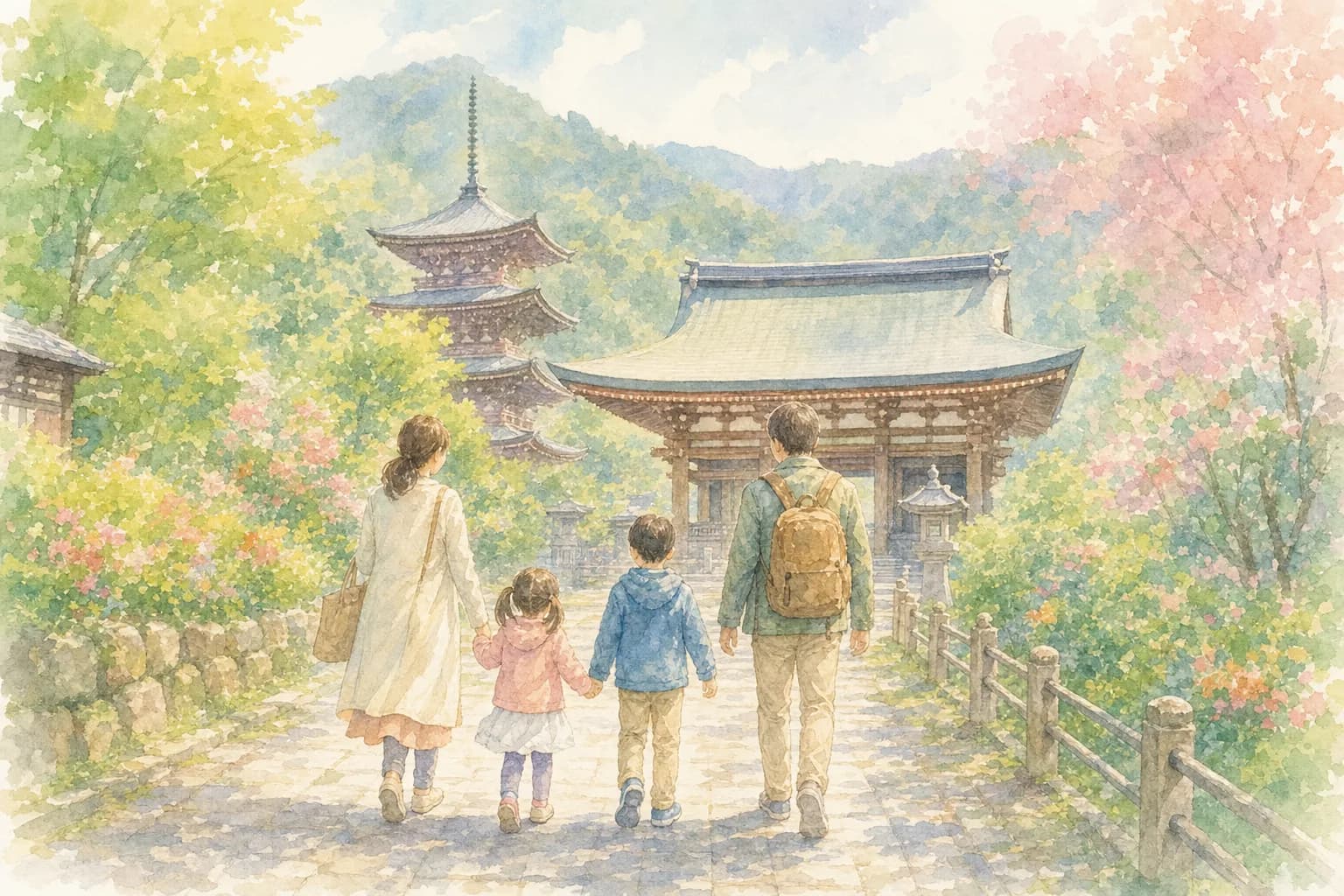 室町時代創建と伝わる古刹で静かな境内をめぐる