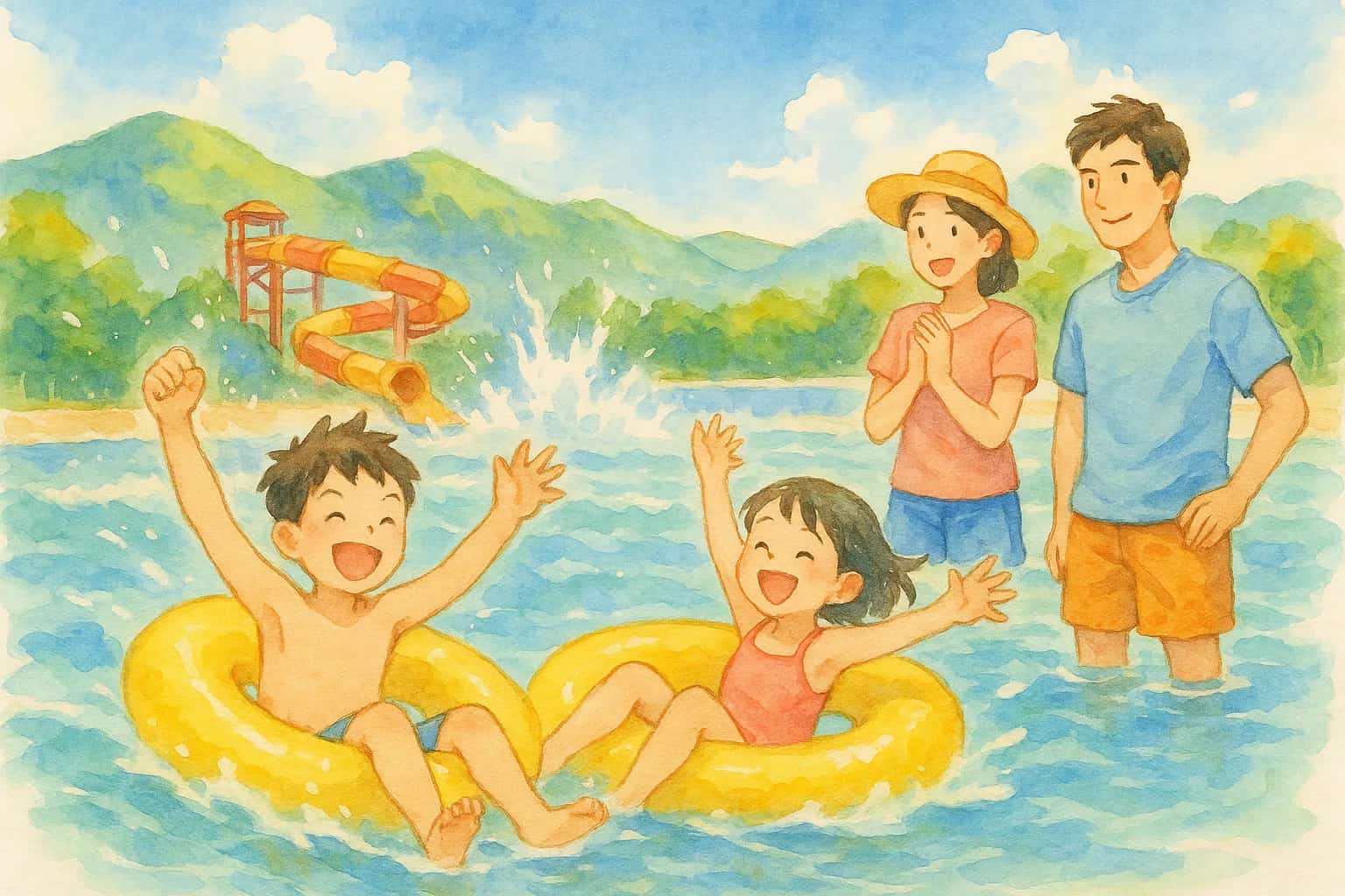 2026年 ホテル龍登園 屋外プール(川上峡温泉) 1日満喫コース