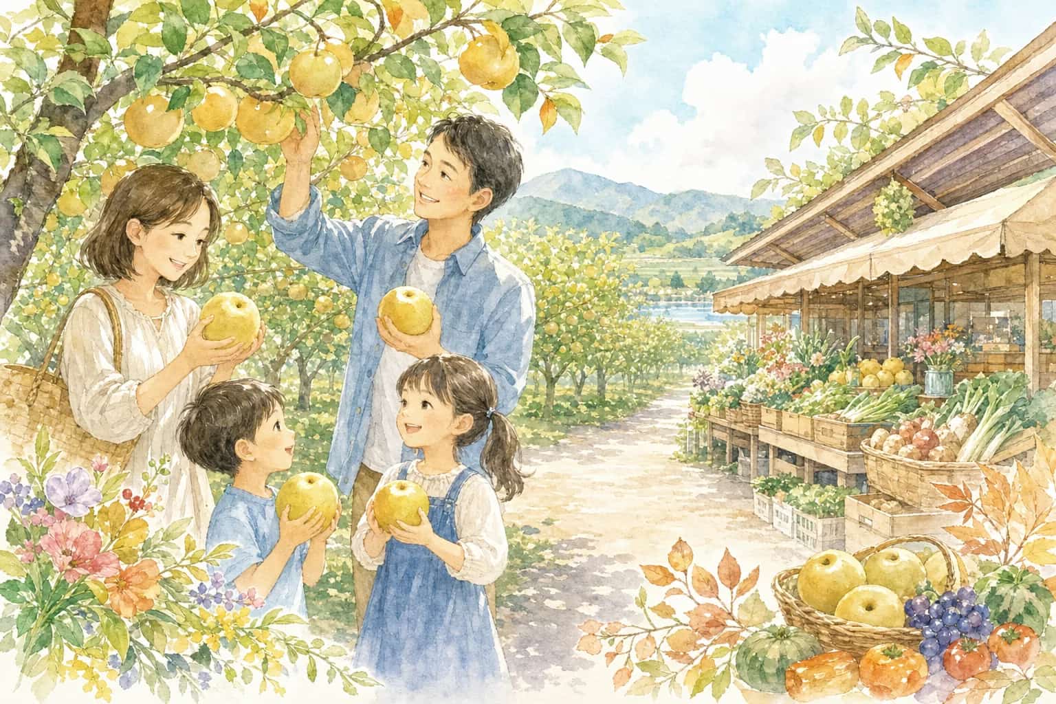2026年 道の駅くみはまSANKAIKAN(梨狩り)の味覚狩り 1日満喫コース