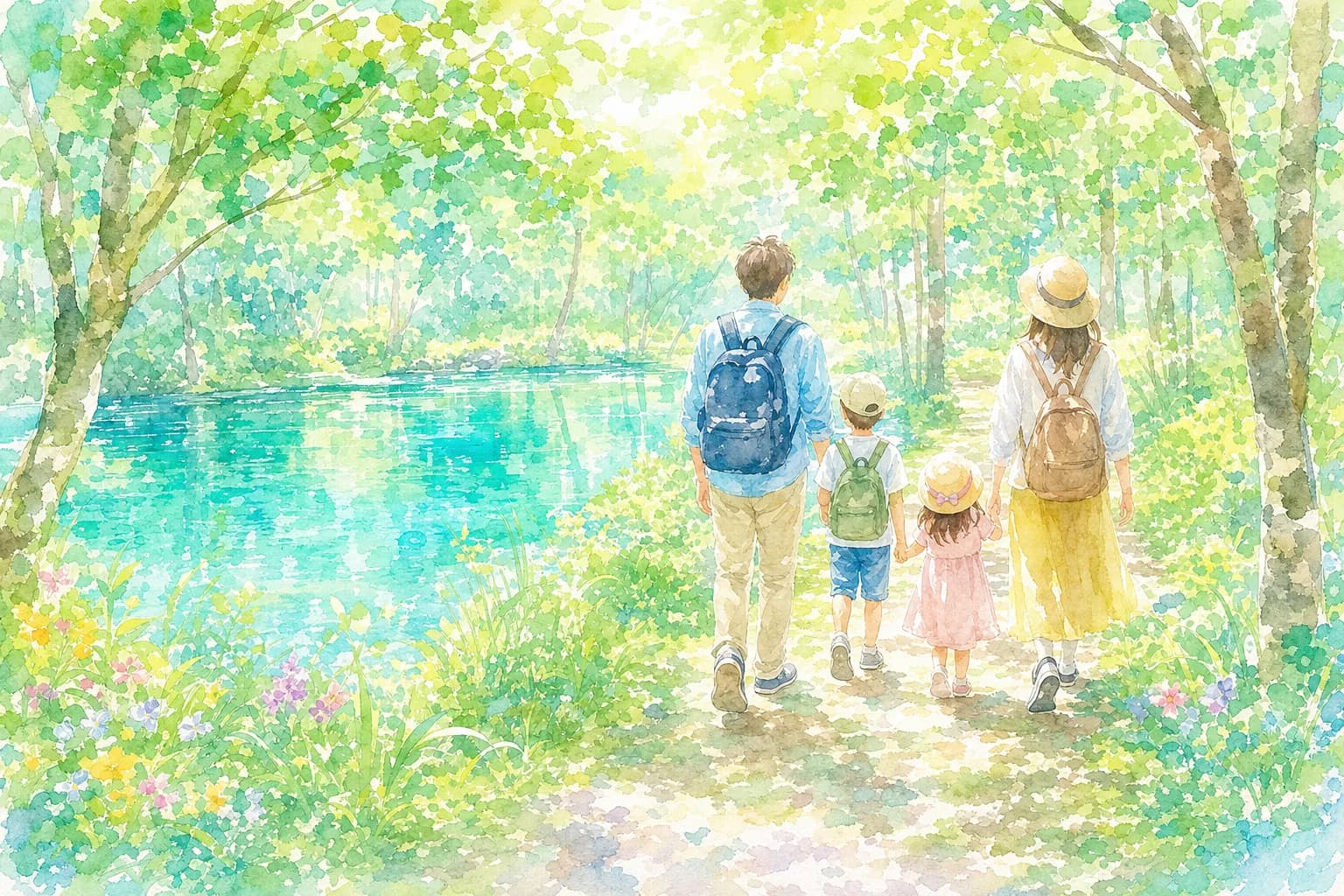 五色沼自然探勝路入口01(西/柳沼側)