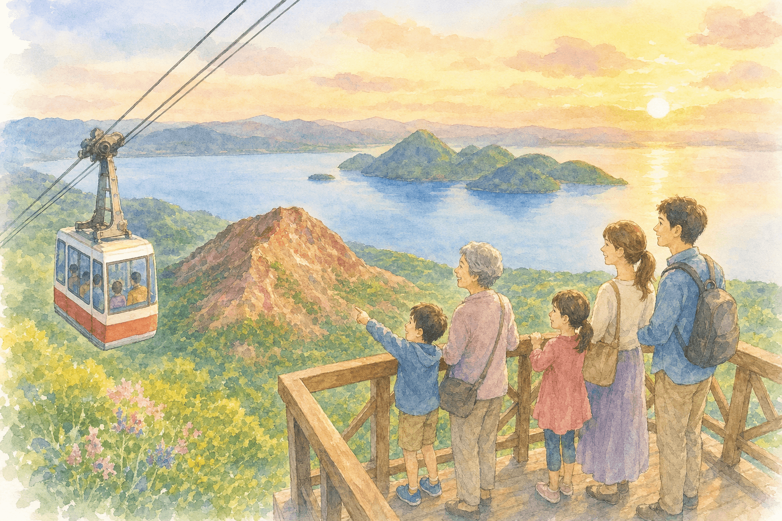 有珠山ロープウェイ Mt. USU Ropeway