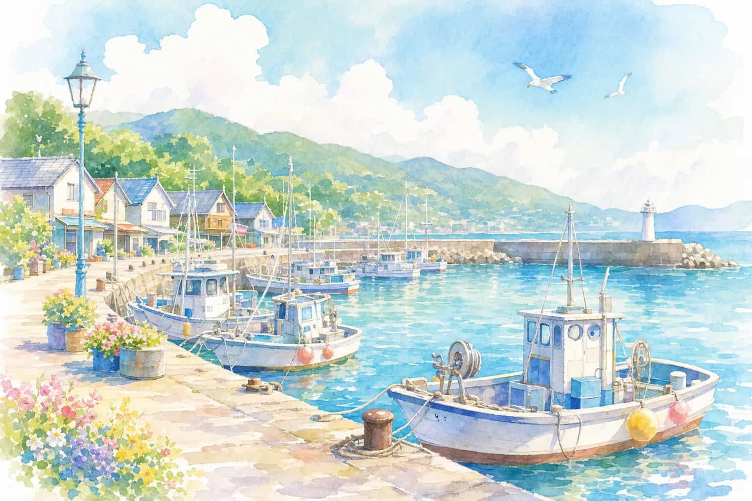 다코시마 어항(蛸島漁港)