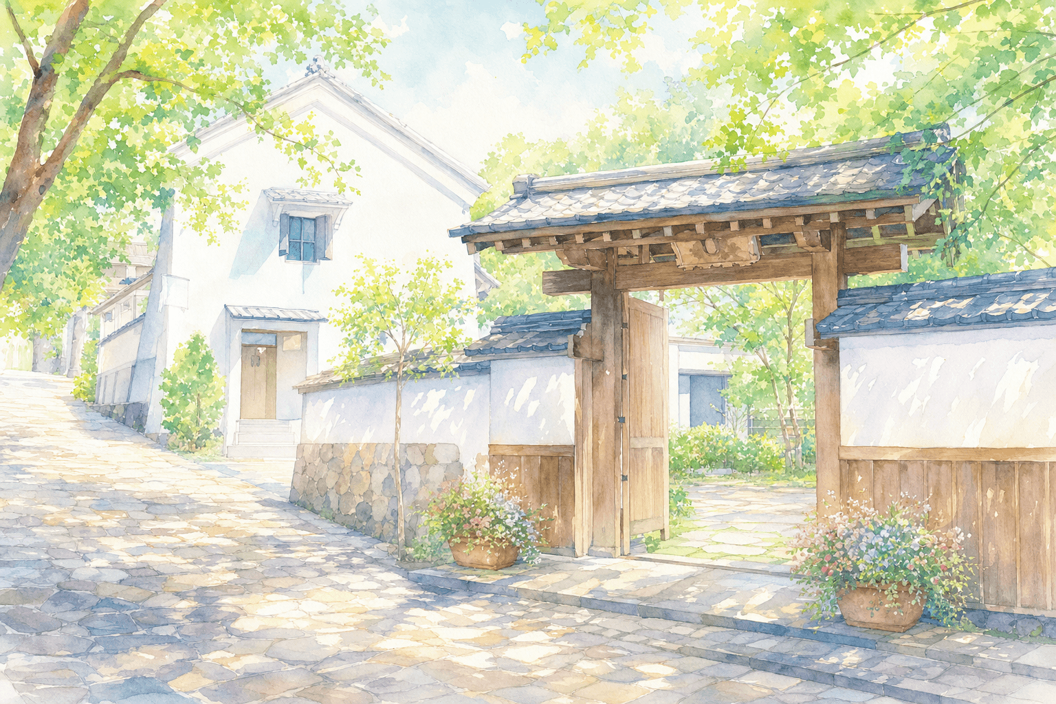 本陣跡に建つ記念館で島崎藤村の直筆資料と生涯にふれる