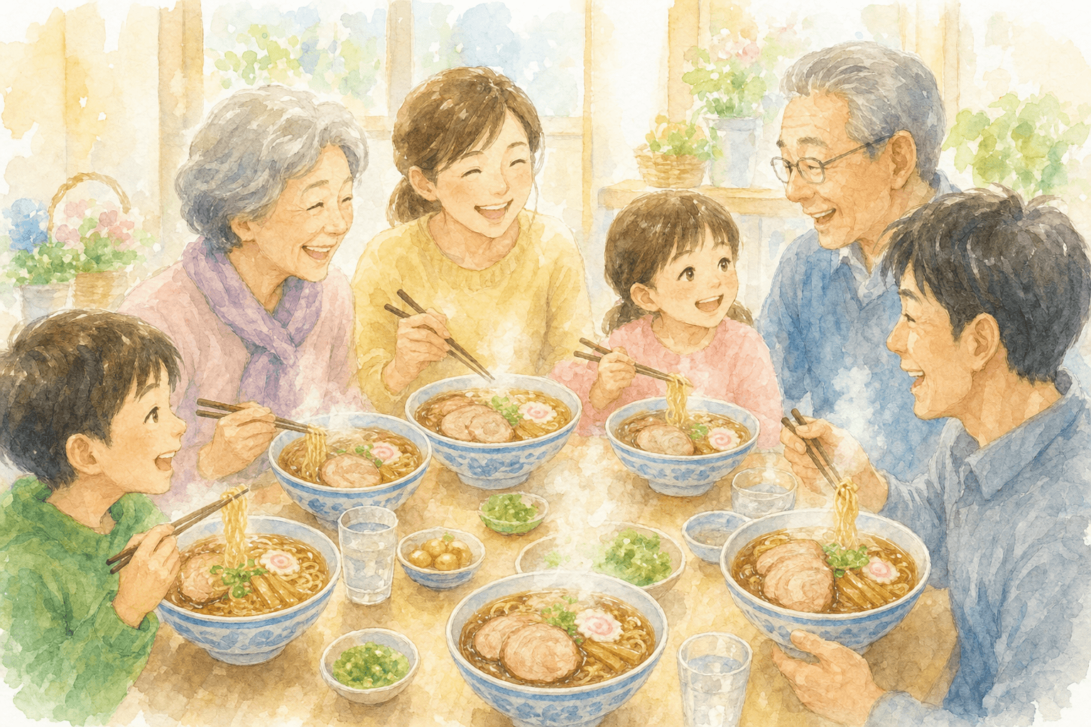 白河ラーメンの名店、手打ち縮れ麺と澄んだ醤油スープを三世代で