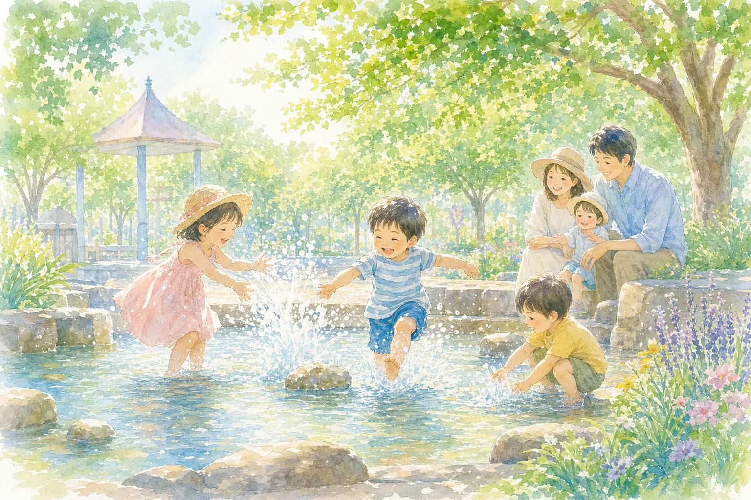 2026年 西山公園 ジャブジャブ池 1日満喫コース