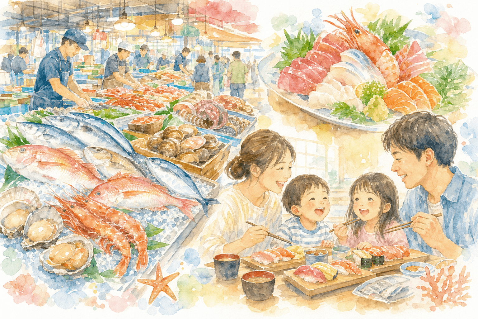 本場の鮮魚と寿司を味わう、塩竈グルメの核心
